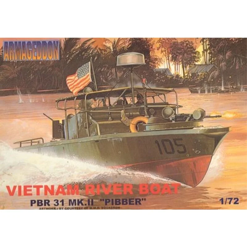 P.B.R. US Navy River Patrol Boat Vietnam