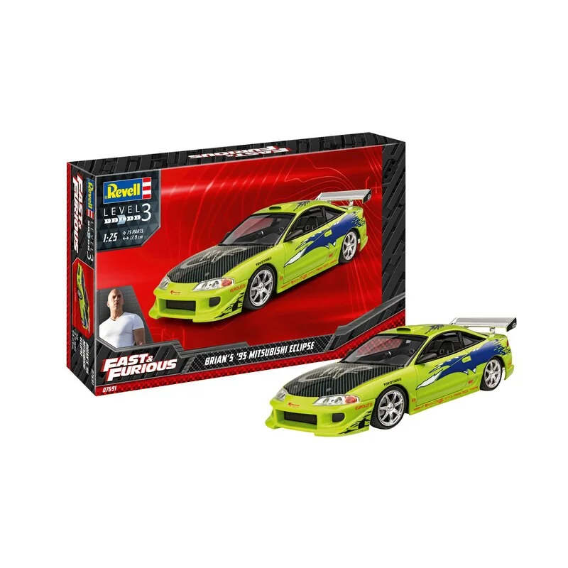 Revell Model kit FAST & FURIOUS BRIANS 1995 MITSUBISHI ECLIPSE