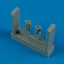 Macchi C.200 Saetta exhaust (designed to be assembled with model kits from Italeri)