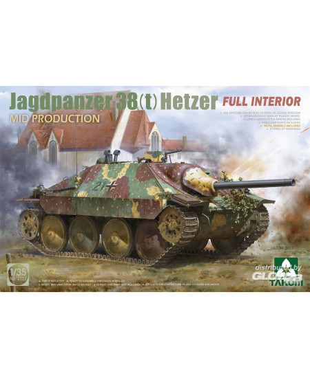 Model kit Jagdpanzer 38(t) Hetzer MID PRODUCTION w/FULL