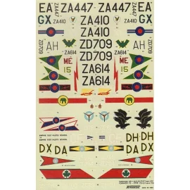 Panavia Tornado GR.1/F2/F3 (12) GR.1 9 Squadron ZD709/AH 15 Squadron ZA447/EA 20 Squadron ZA410/GX 27 Squadron ZA614/15 617 Squa
