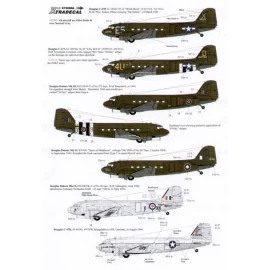 Douglas C-47 Dakota Skytrain/Dakota (6) 43-16026 E5-X 62 TCS `Witch Hazel′ Rhine crossing 3/1945 42-100766 4U-D 89TCS `Lilly Bel