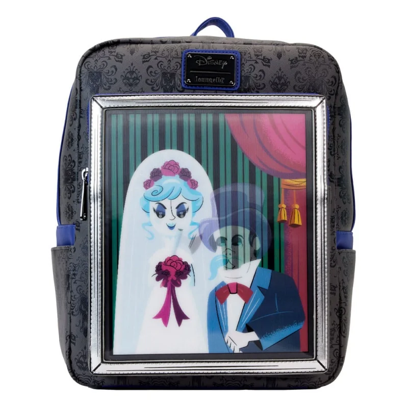 haunted mansion mini backpack Disney Stretching Room Portraits side drop pockets Haunted Mansion Mini Backpack