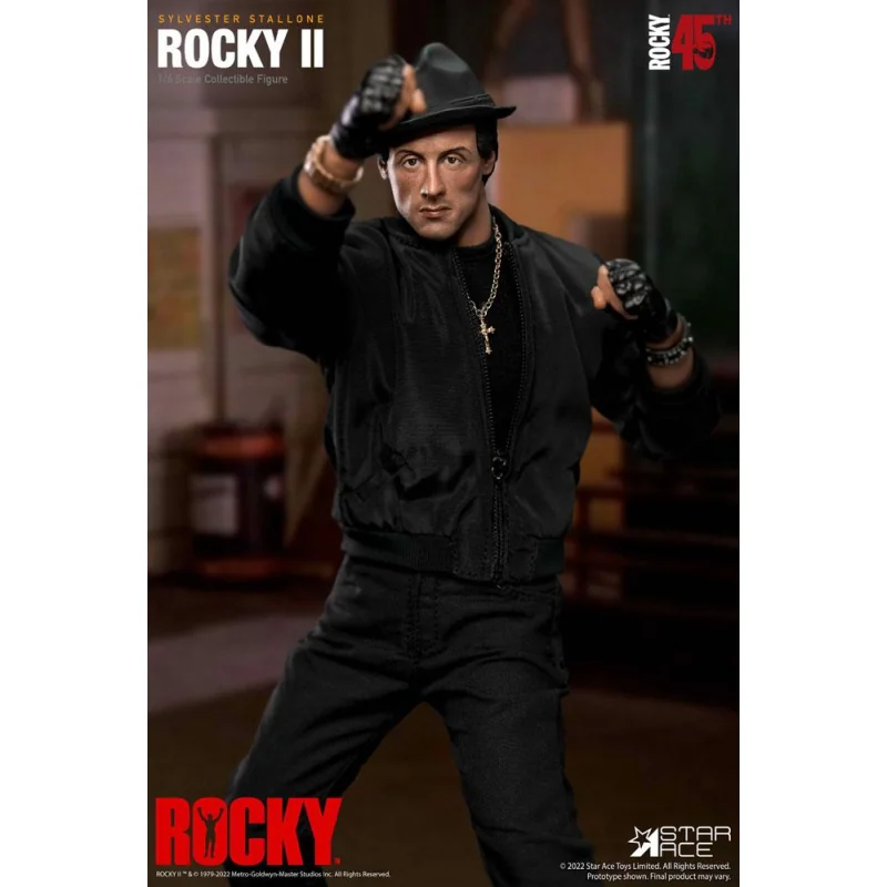 Action figure ROCKY BALBOA BLACK SUIT 1/6 DELUXE AF