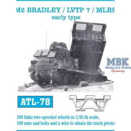 M 2 Bradley, LVTP 7, MLRS early Tracks 