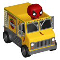 Marvel POP! Rides Vinyl Figure Deadpool w/Chimichanga Truck 1" Pop figures 