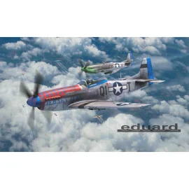 EDUARD: 1/72; ACES OF THE EIGHTH DUAL COMBO Limited edition kit of WWII US fighter aircraft P-51D Model kit 