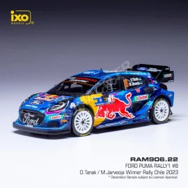 FORD PUMA RALLY 1 8 TANAK/JARVEOJA WRC RALLYE DU CHILIE 2023 Die cast 