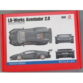 LB WORKS AVENTADOR 2.0 FULL DETAIL KIT Model kit 