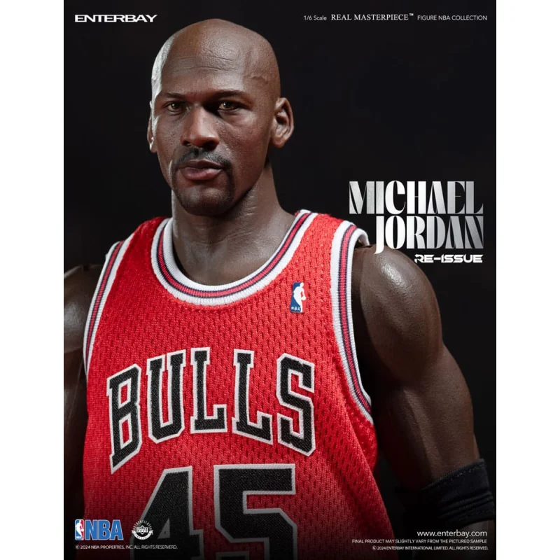ENTERBAY RM-1053 マイケル ジョーダン Jordan NBA ENTERBAY NBA 1/6 Micheal Jordan I'M Back Bulls #45 & #12 Re