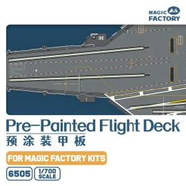 MAGIC FACTORY: 1/700; Pre-painted Flight Deck for U.S. Navy Gerald R. Ford-class Aircraft Carrier- USS Gerald R. Ford CVN-78 (Up