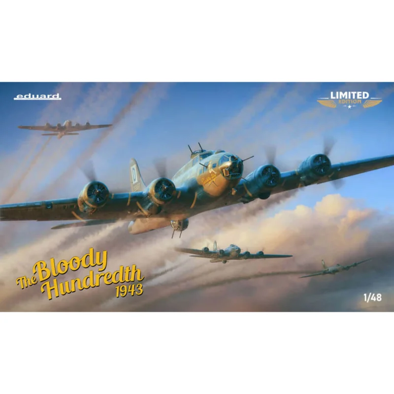 Eduard Model kit The Bloody Hundredth 1943 B-17F Flying Fortress