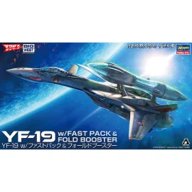 Macross Plus YF-19 TV Series Plastic Model Kit with Fast Pack and Fold Booster 1:72 