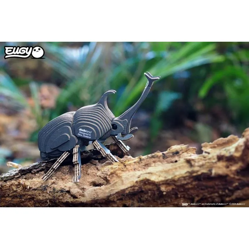 EUGY 3D - Rhinoceros Beetle Cardboard modelkit