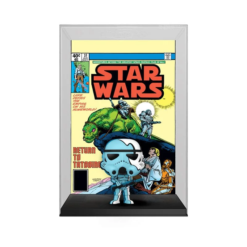 Action Figure Star Wars Stormtrooper Imperiale 9,5 Cm Con Mini Fumetto E QR Code - Hasbro - 2