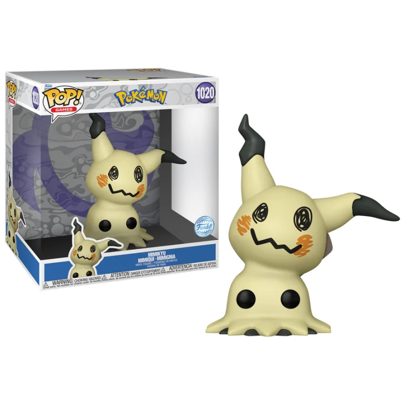 Funko Pop figures POKEMON - POP JUMBO Games N° 1020 - Mimiqui