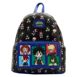 Bag My Hero Academia Loungefly Mini Backpack Group Debossed Logo