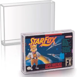 Pack of 2 acrylic protective boxes for SNES/N64 Games 