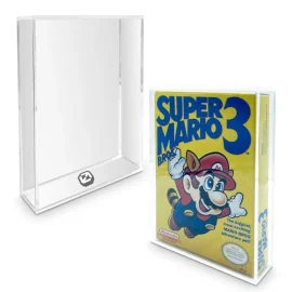 Pack of 2 acrylic protective boxes for NES Games 