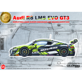Audi R8 LMS GT3 World Challenge Europe Imola 2022 Model kit 