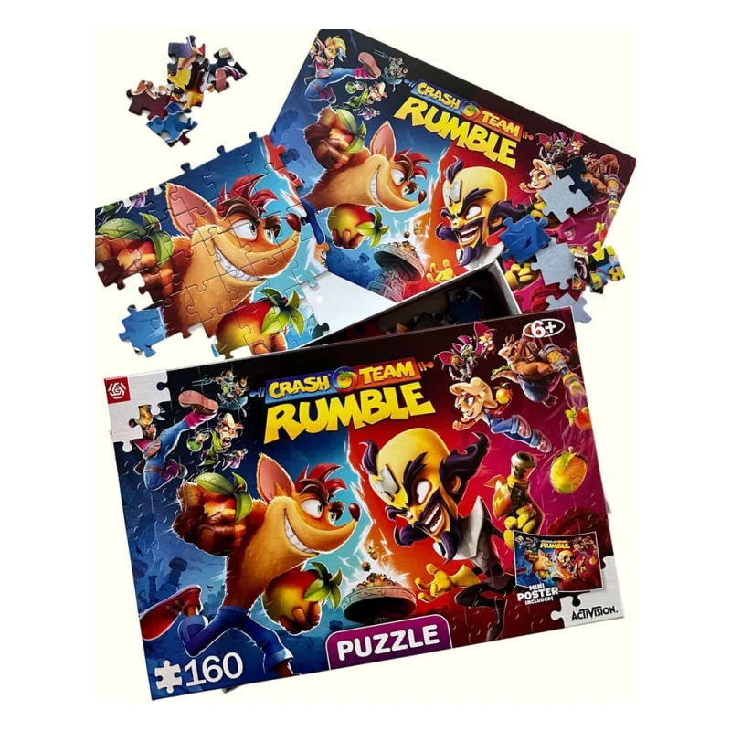 Crash Bandicoot puzzle Kids Rumble Heroes (160 pieces) Jigsaw puzzle