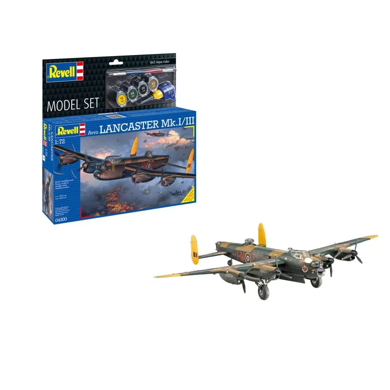 Model Set Lancaster Mk.I/III with basic accessories Model kit 