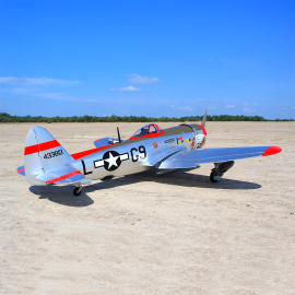 P-47D Thunderbolt Chief Ski-U-Mah II 35cc ARF RC Thermal Plane thermic RC plane