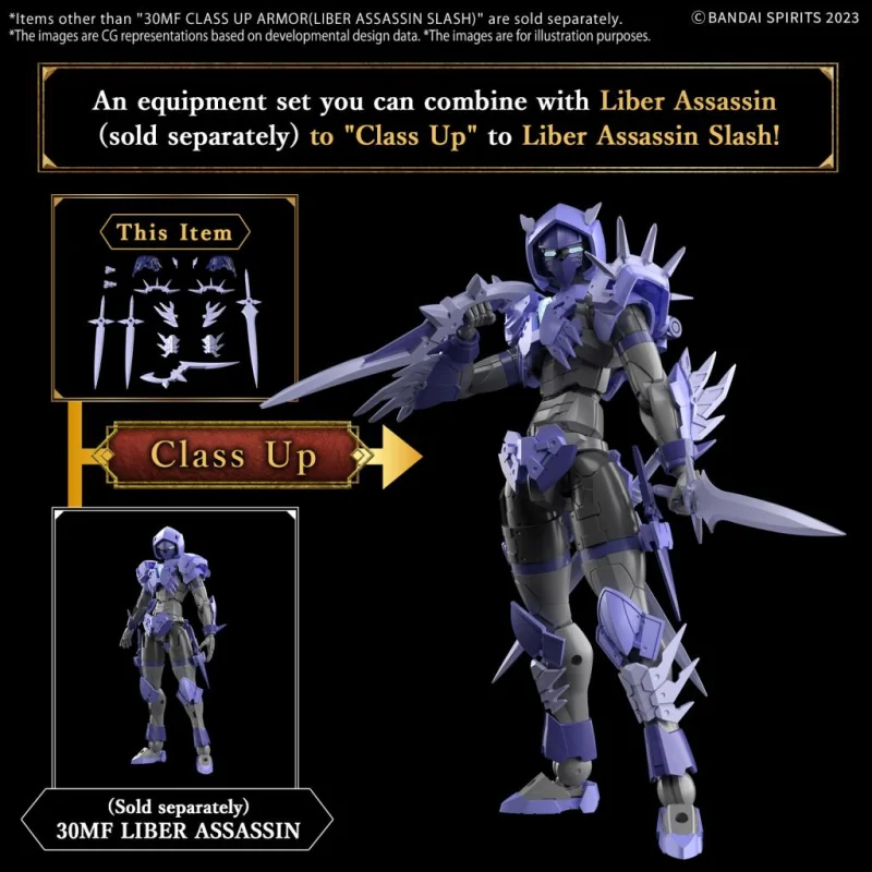 30MF - Class Up Armor (Liber Assassin Slash) - Model Kit Pop culture : Manga model kit