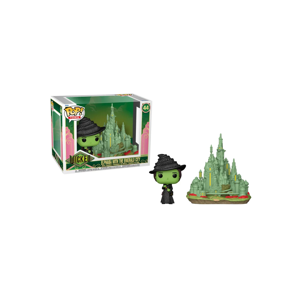 WICKED - POP TOWN N° 44 - Elphaba with the Emerald City Pop figures 