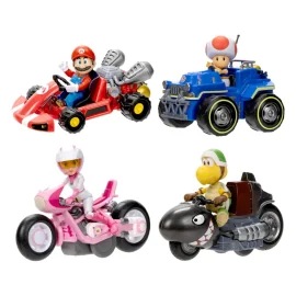 Super Mario Bros. The Movie Assortment of Figures with Karts 6 cm (6) Figurine 
