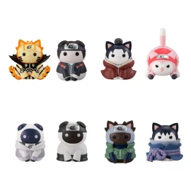 Naruto Shippuden Mega Cat Project assortment trading figures 3 cm Nyaruto! Worm. Break out! Fourth Great Ninja War (8) Figurine 