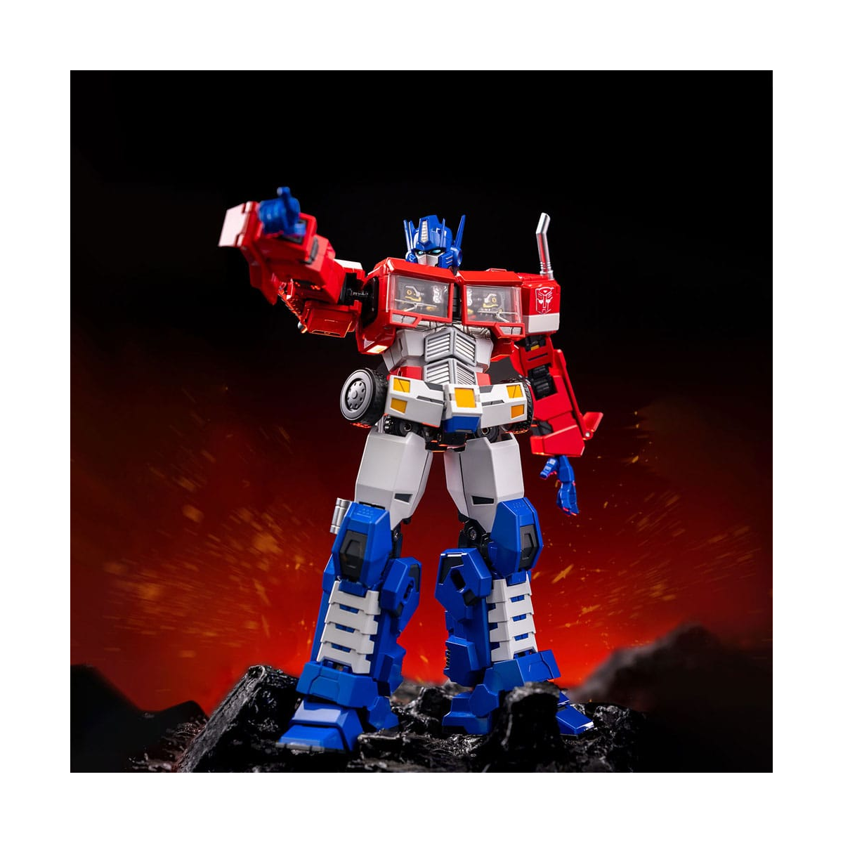 Transformers Diecast figure Combot Optimus Prime 19 cm Unix Square