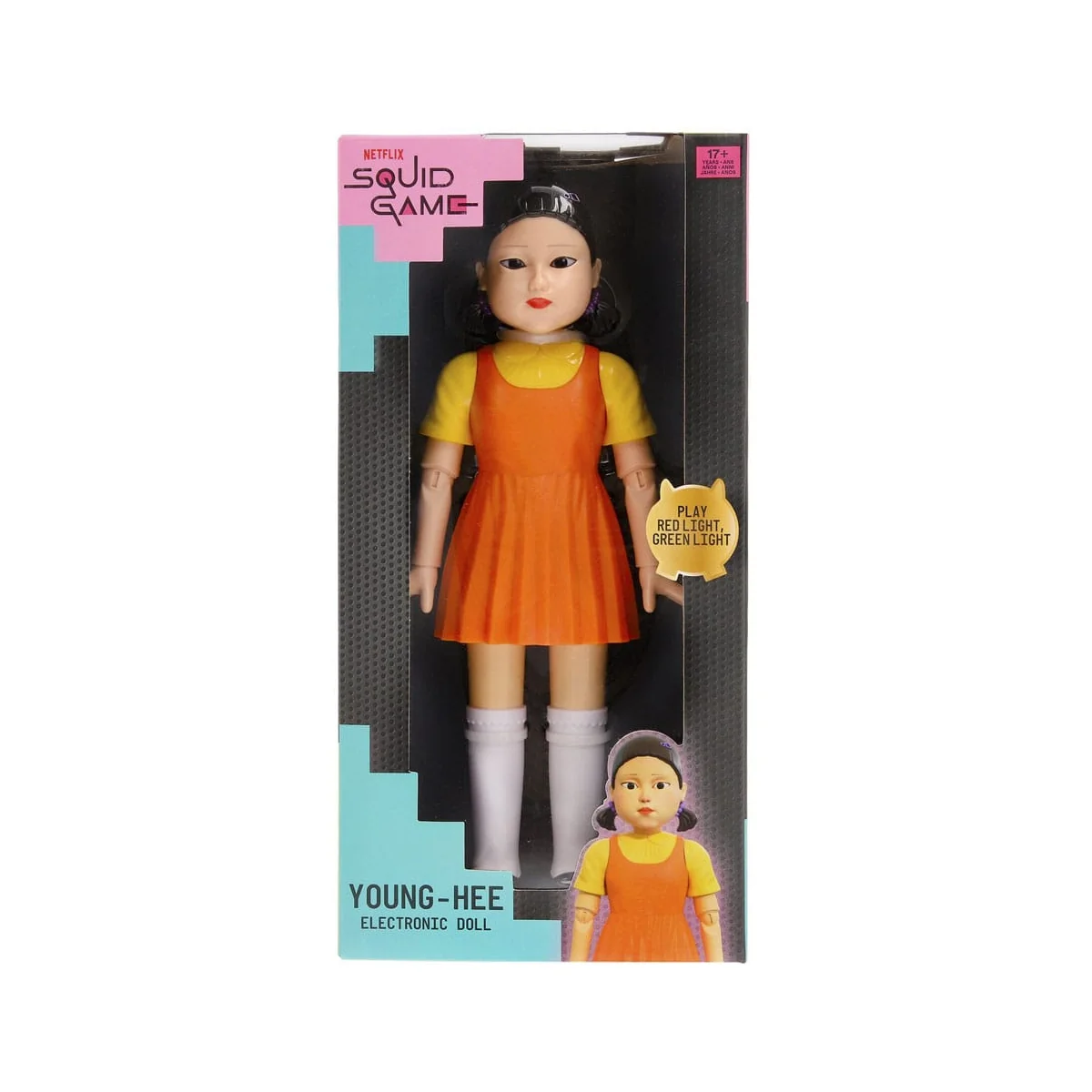 Squid Game Interactive Doll Young-Hee 30 cm *ENGLISH* Figurine 