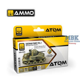 ATOM Sherman Tanks Vol. 2 (WWII E.T.O.) Paint 