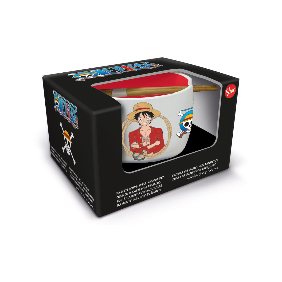 One Piece - Classic Ramen Bowl with Chopsticks One Piece - Classic Ramen Bowl with Chopsticks