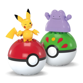 Pokémon - MEGA Poké Ball Collection: Pikachu & Ditto Building Set 
