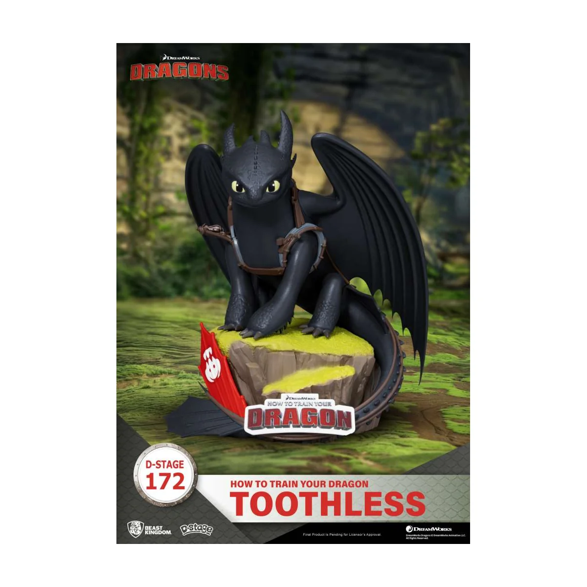 How To Train Your Dragon Toothless D-stage Figurine 