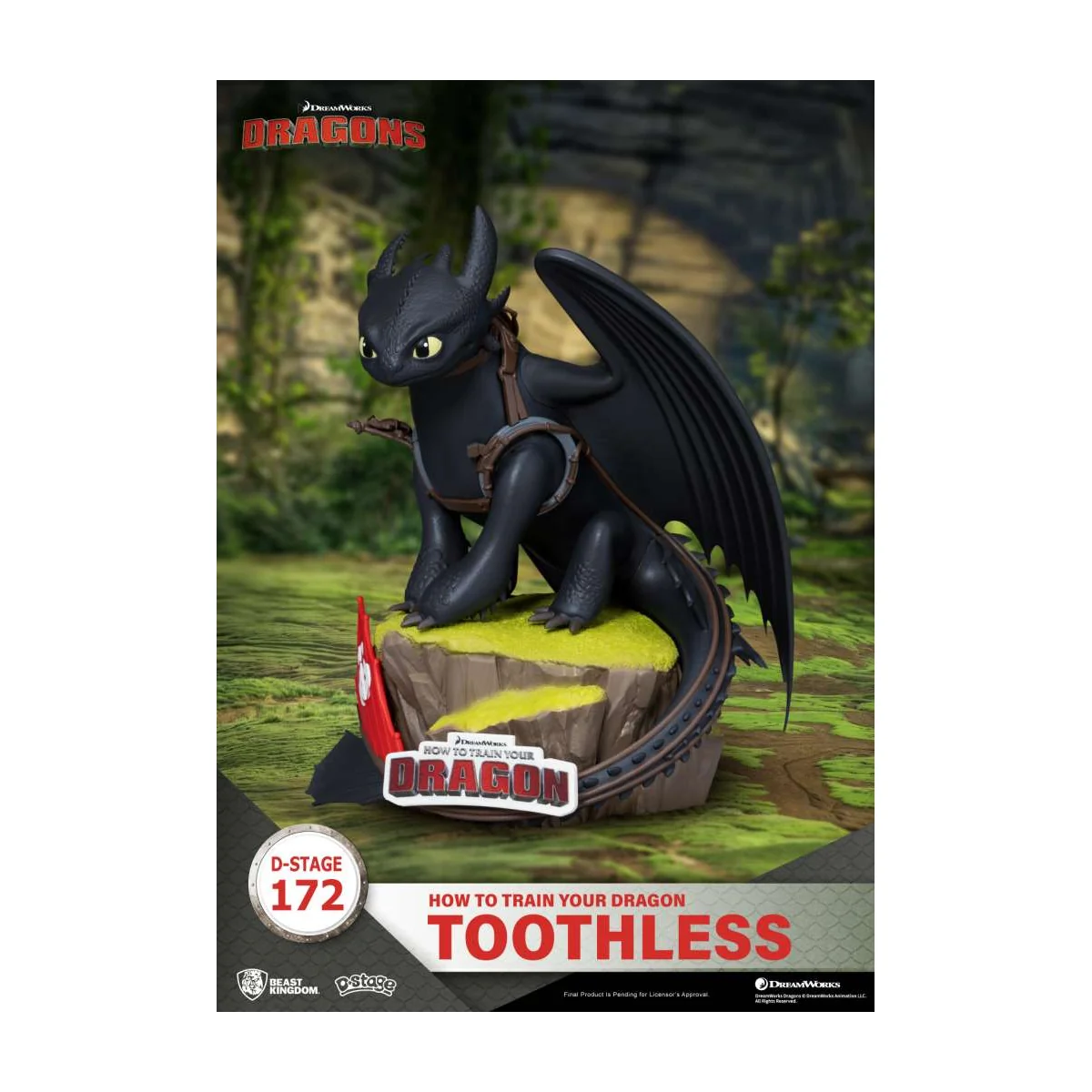 How To Train Your Dragon Toothless D-stage Figurines