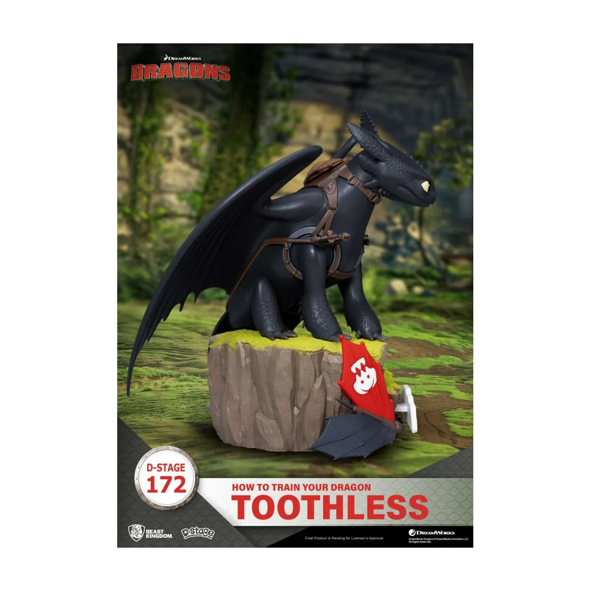 How To Train Your Dragon Toothless D-stage Beast Kingdom Toys