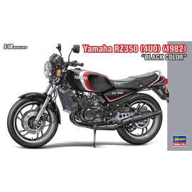 Yamaha RZ350 (4U0) 1982 Black 1:12 Plastic Model Motorcycle Model kit
