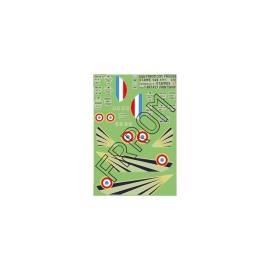 FRROM FR0X09 MODEL PLANES DECALS STAMPS SV4 STAMPS (A7) 1/72 