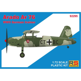 RS MODELS 92295 ARADO 76 LIGHT FIGHTER MODEL 1/72 (3 decal ver. for Luftwaffe) Model kit