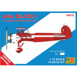 RS MODELS 94019 MAQUETTE AVIA BŠ.322.1 1/72 (1 decal v. for Czechoslovakia) Model kit 