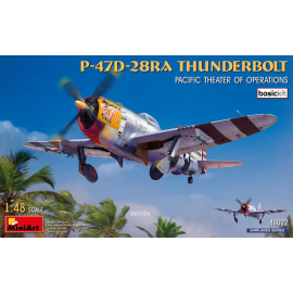 MINIART 48022 MODEL P-47D-28RA THUNDERBOLT. PACIFIC THEATER OF OPERATIONS. BASIC KIT 1/48 Model kit