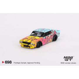 MINI GT 698 MINIATURE NISSAN SKYLINE KENMERI LIBERTY WALK LBWK KUMA 1/64 Die cast 