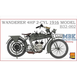 1/32; 1/32 British Motorcycle Tr.Model H Model kit