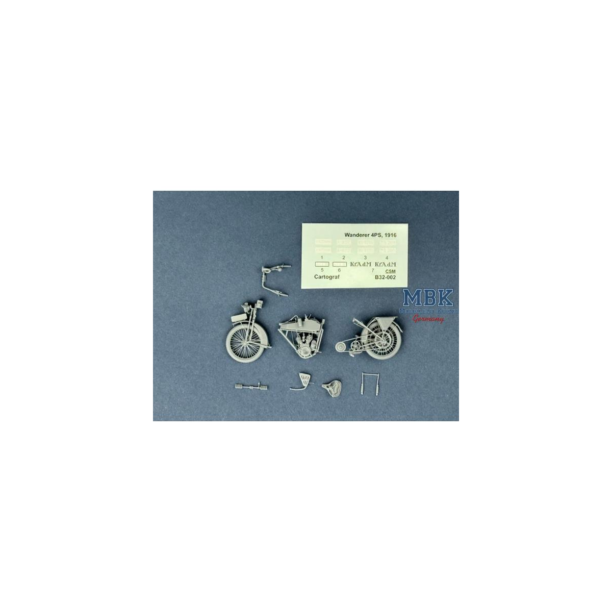 Wanderer 4PS 1916 Motorcycle 1/32