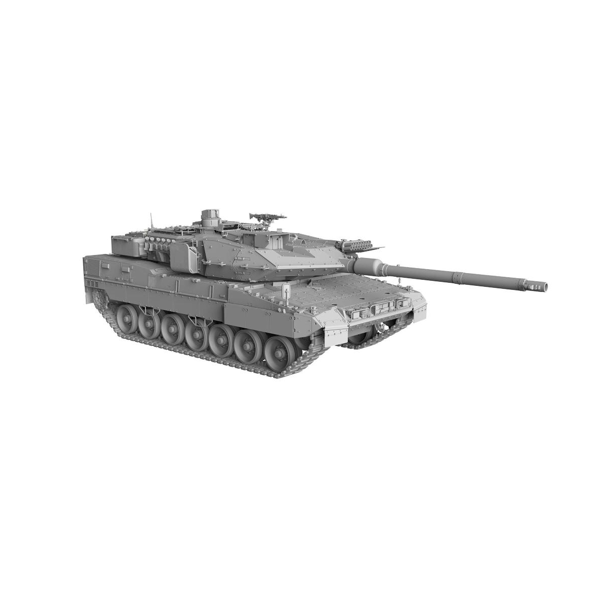 DAS WERK: 1/16; German MBT Leopard 2 A7V Military model kit
