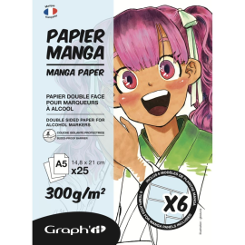 GRAPH'IT MANGA BLOCK A5 