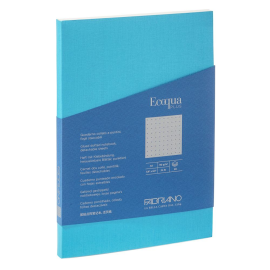 FABRIANO EcoQuaPlus Notebook-Points-A5-90gsm-90fls-Glued spine-Turquoise 